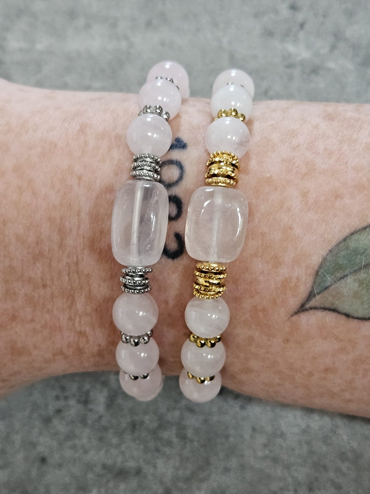 Bracelet Alina - Quartz Rose