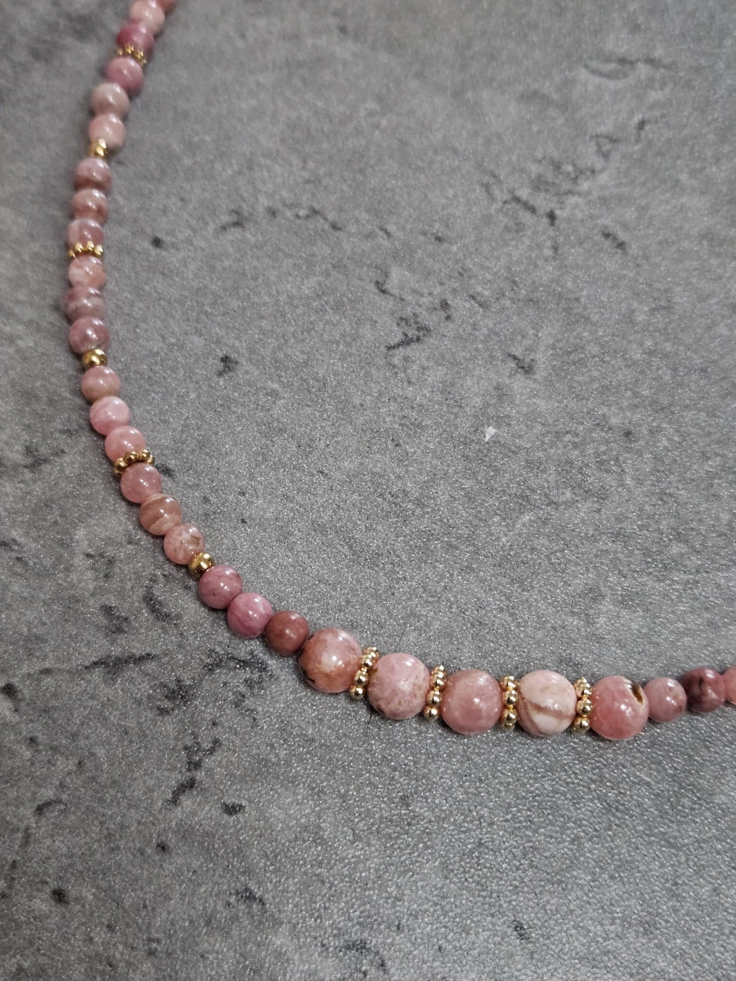 Collier Ivana - Rhodochrosite