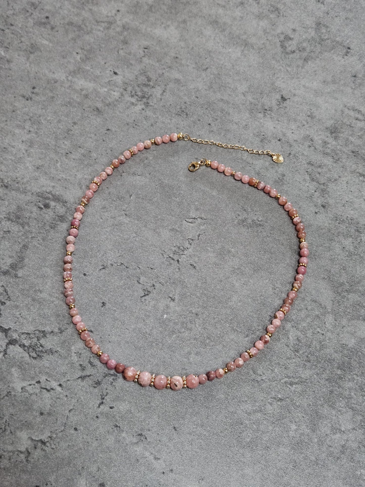 Collier Ivana - Rhodochrosite