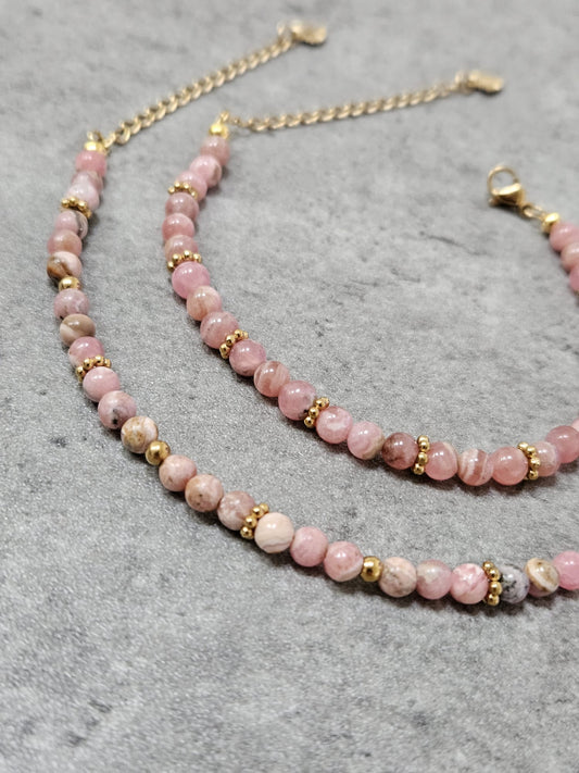 Bracelet Andréa - Rhodochrosite