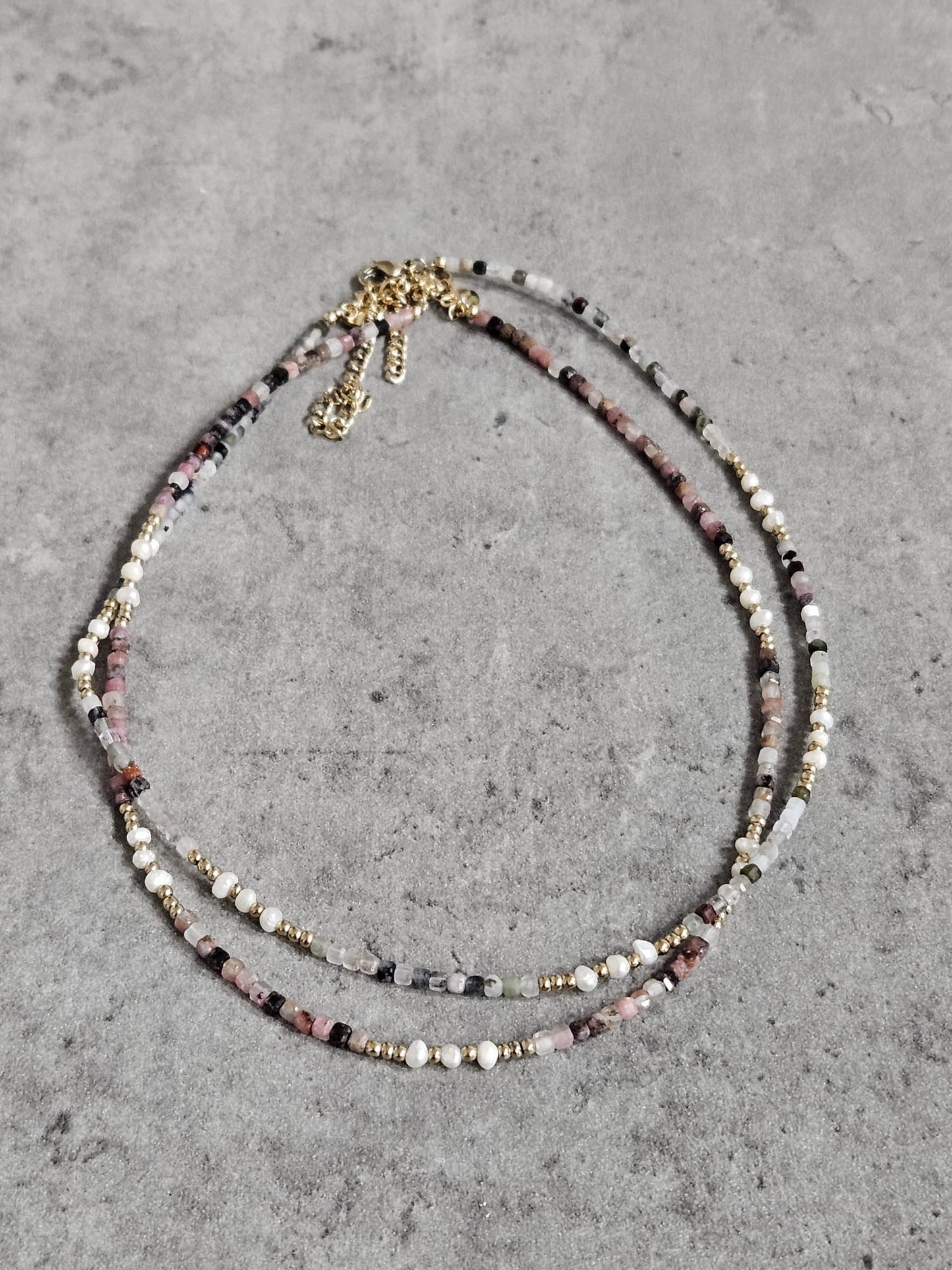 Collier Lorina - Tourmaline ou Agate