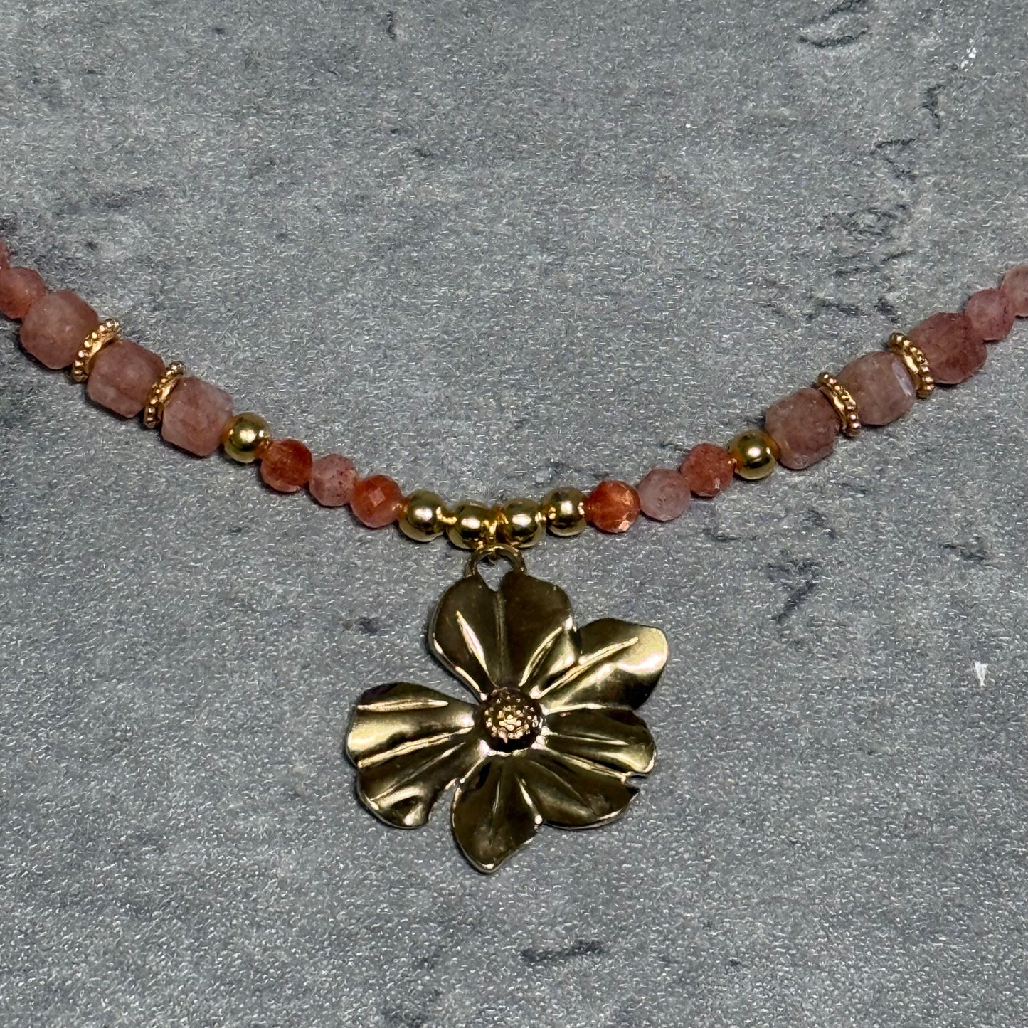 Collier Florina - Pierre de Soleil