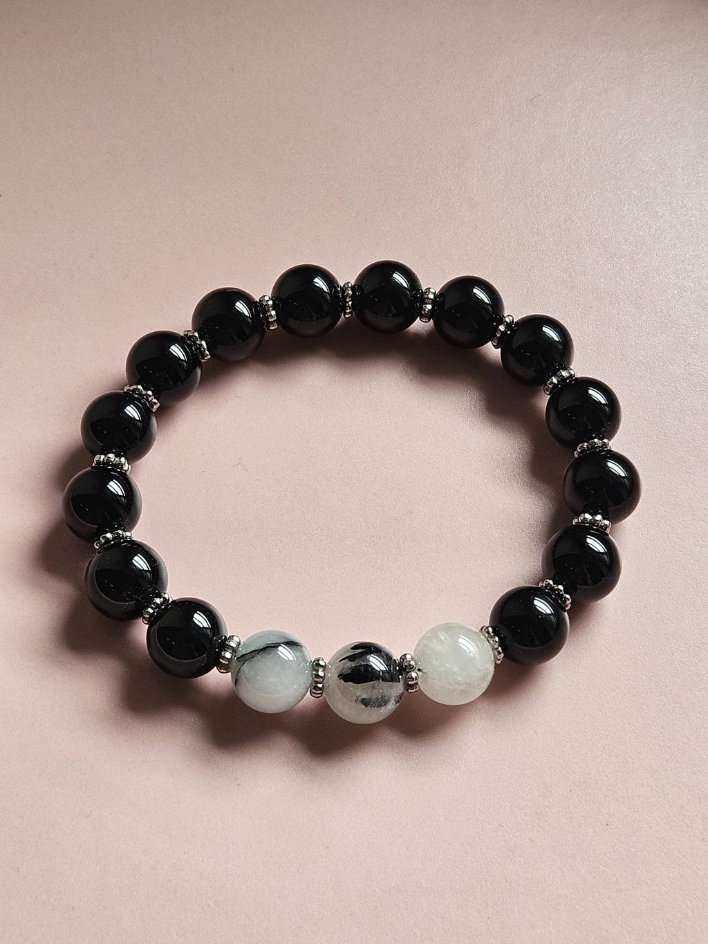 Bracelet Midnight - Obsidienne