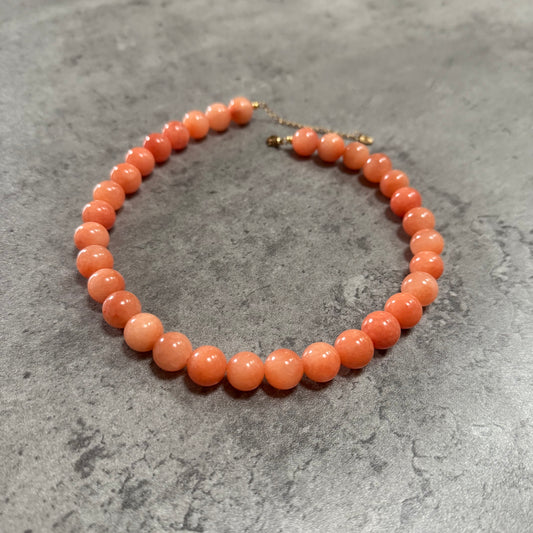 Collier Elodie - Jade Orange