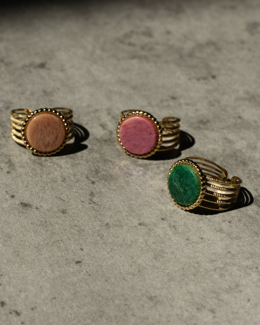 Bague Elora - pierre naturelle