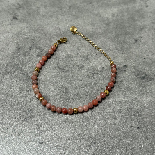 Bracelet Cerise - Jaspe cerise