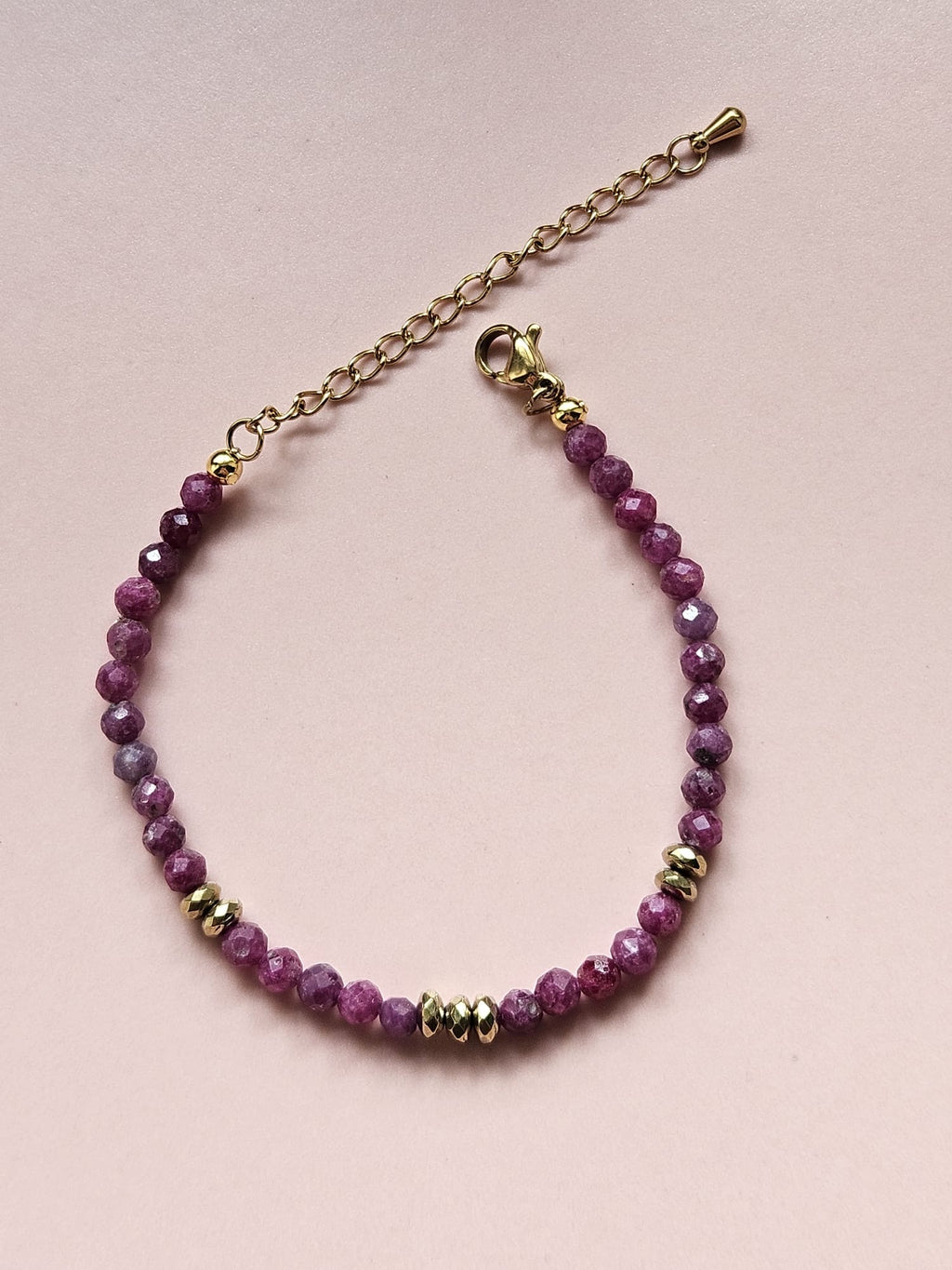 Bracelet Éden - Rubis de Tanzanie