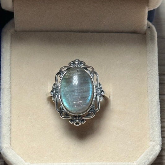 Bague Vintage - Labradorite