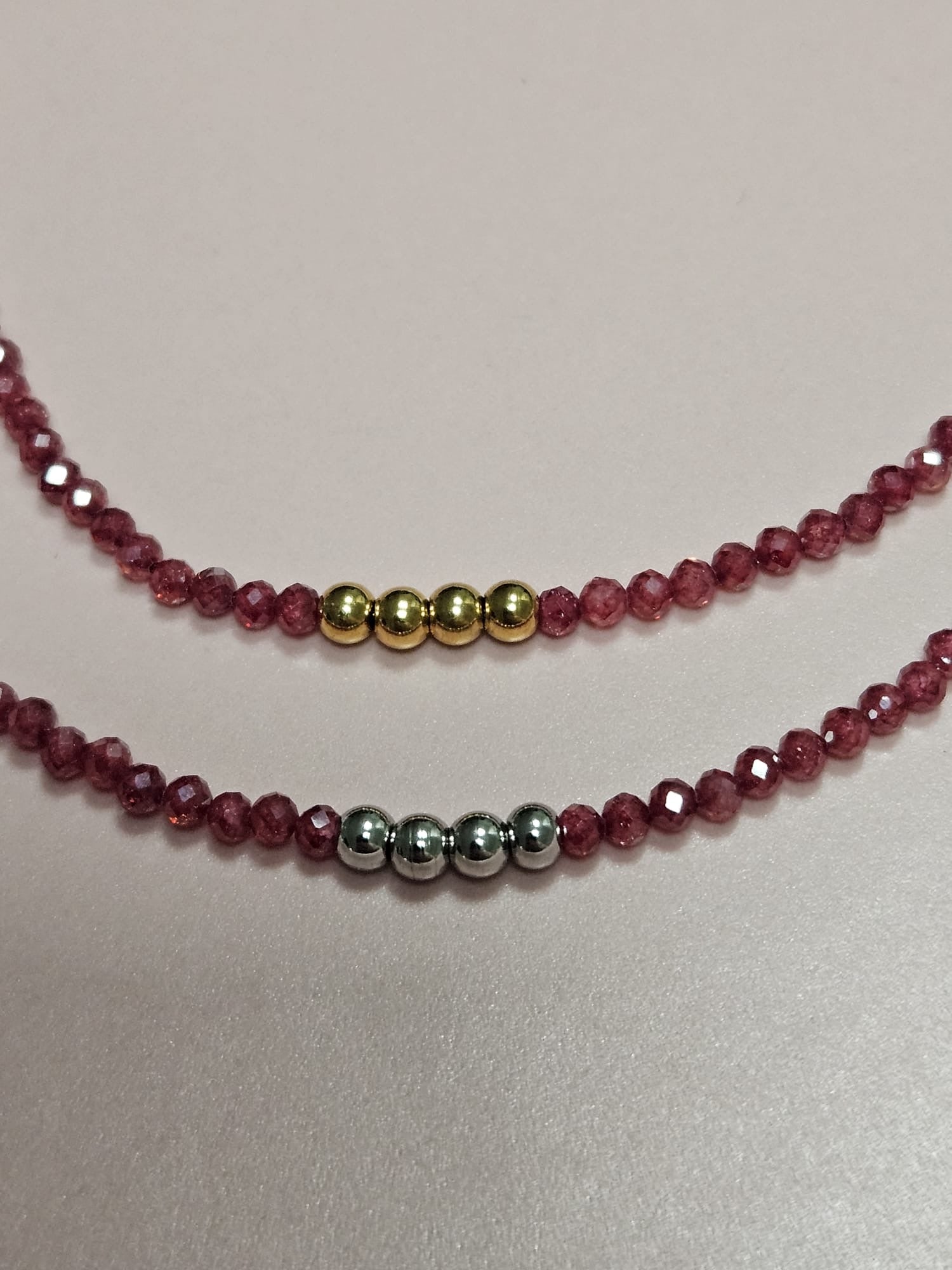 Bracelet Léova - Quartz fraise