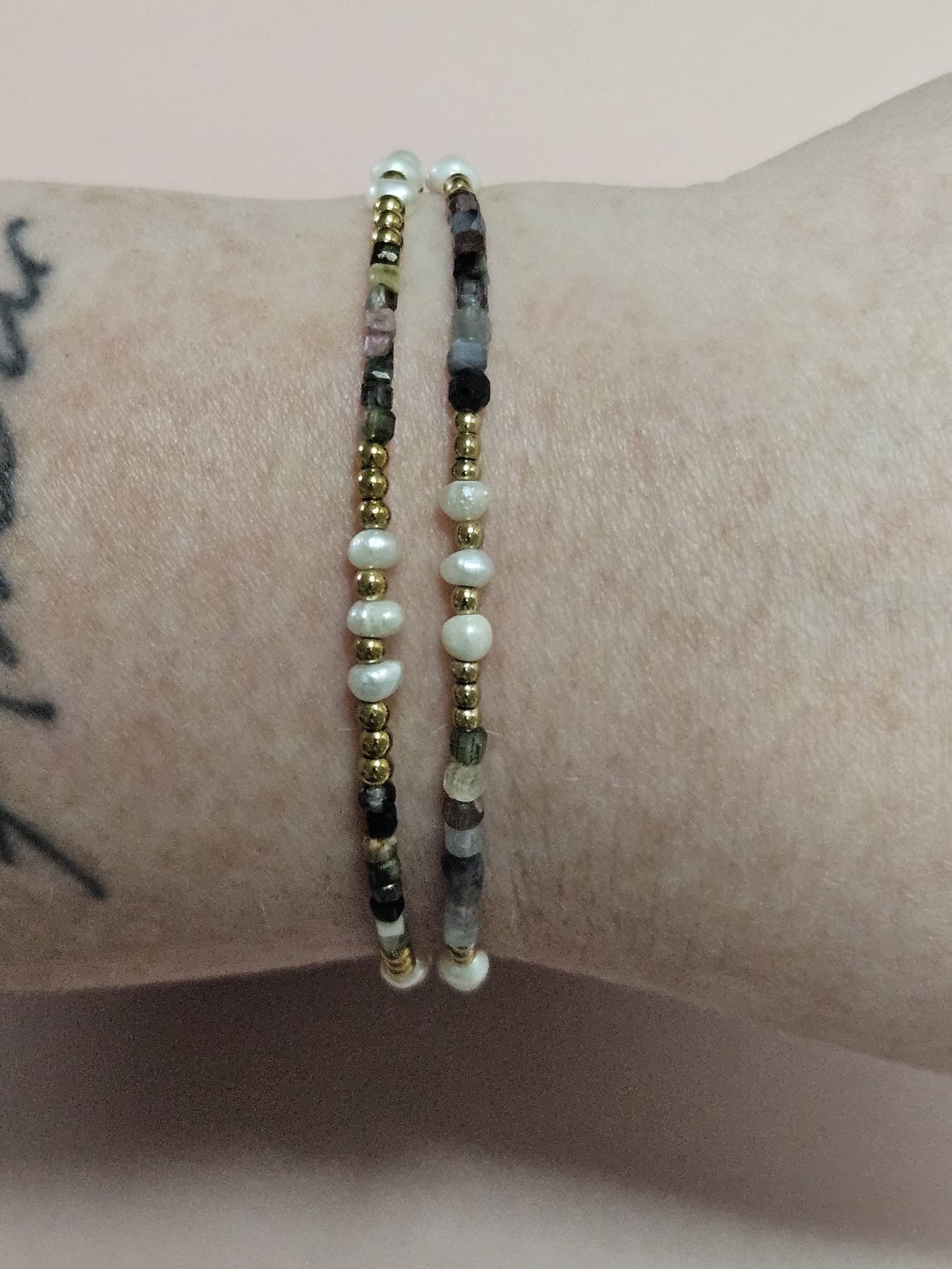 Bracelet Lorina - Tourmaline ou Agate