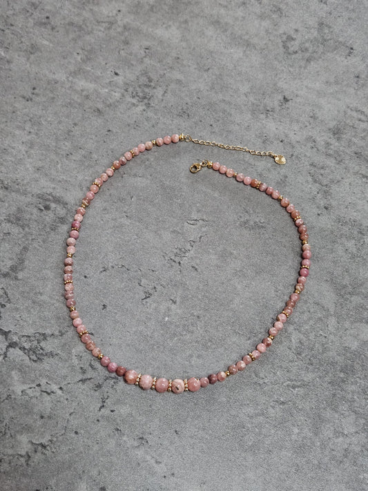 Collier Ivana - Rhodochrosite