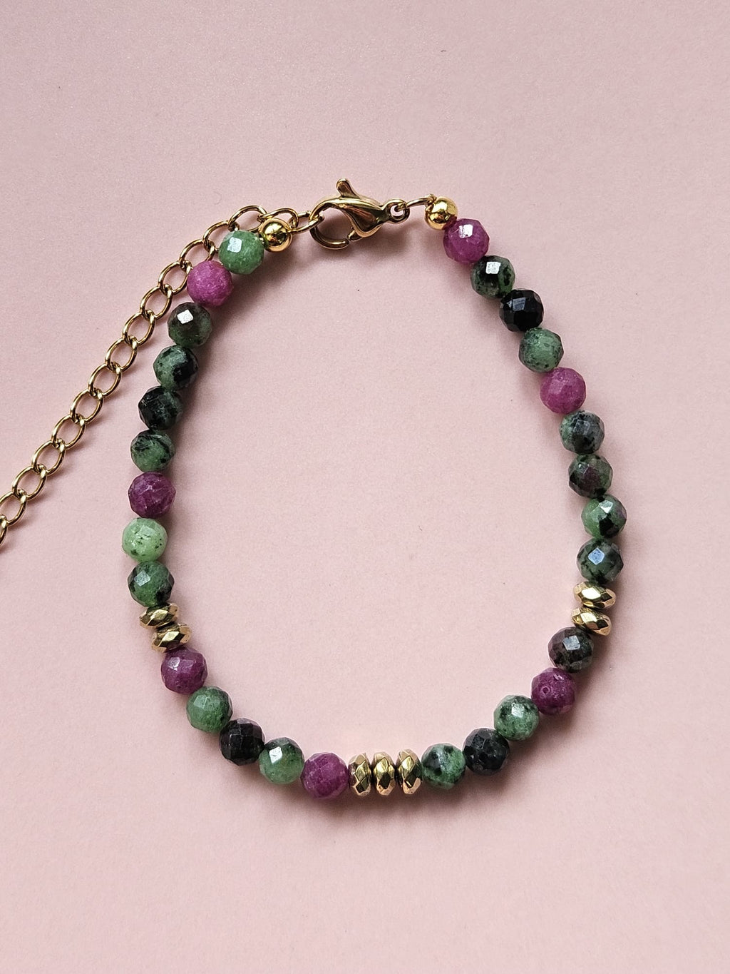 Bracelet Éden - Rubis Zoisite
