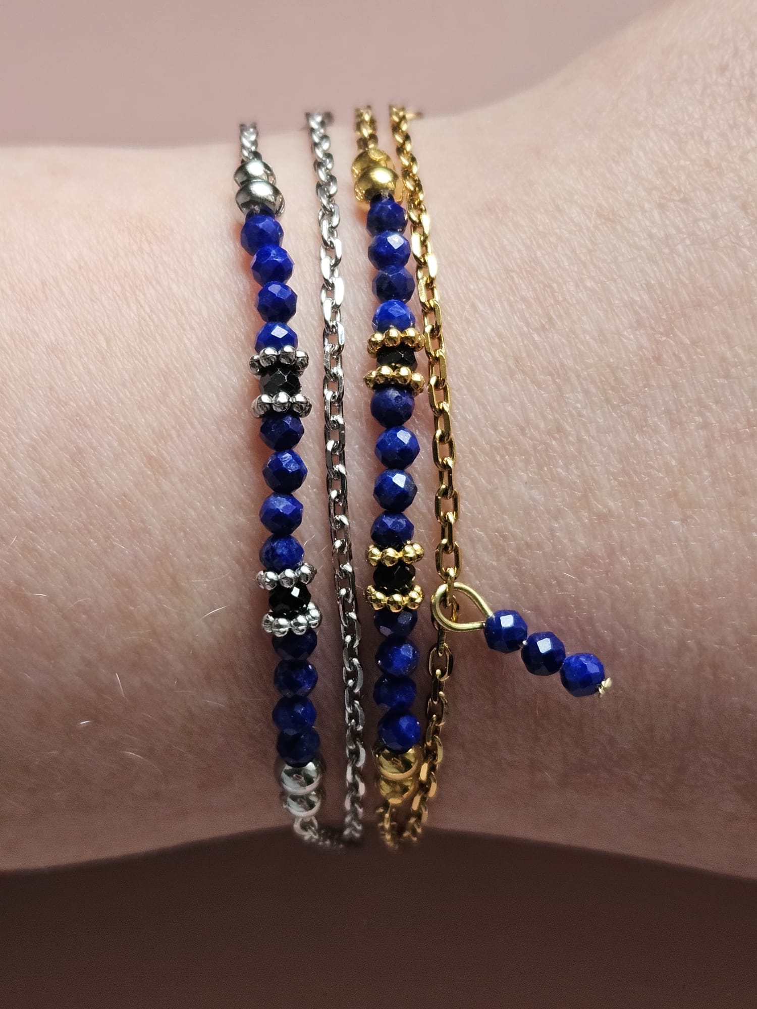Bracelet Athénaïs - Lapis Lazuli