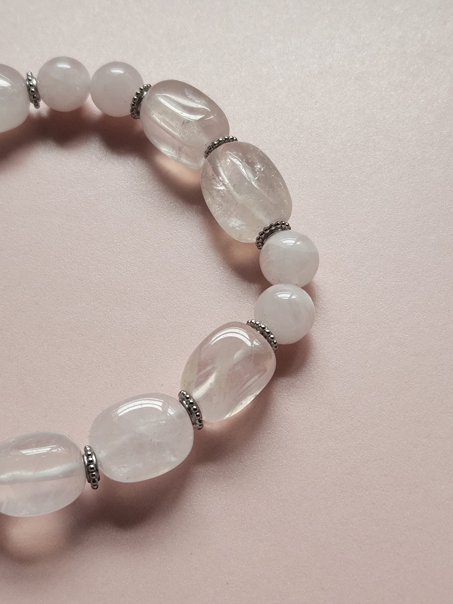 Bracelet Enola - Quartz rose