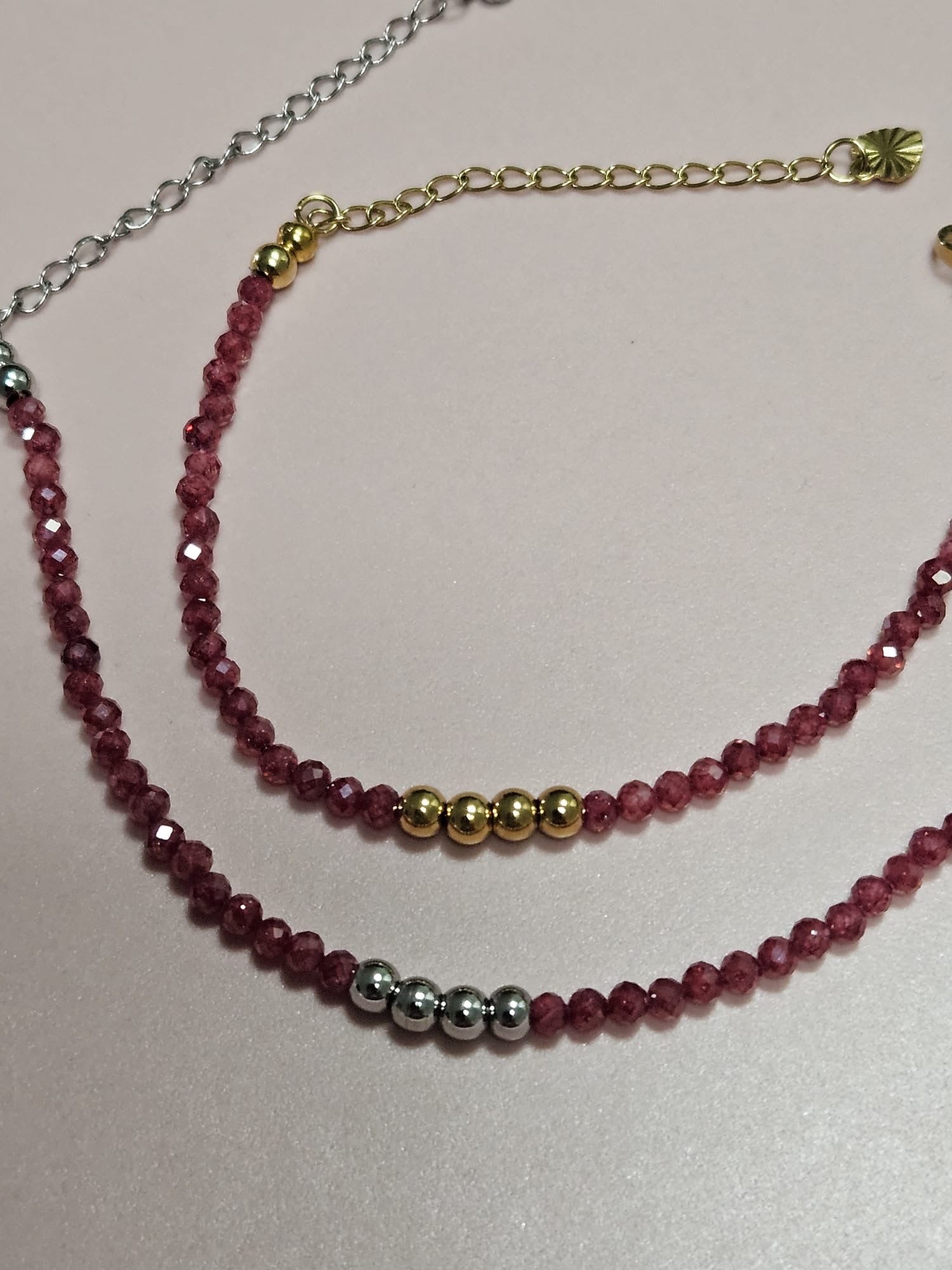 Bracelet Léova - Quartz fraise