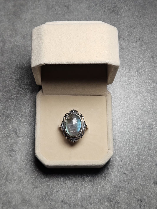 Bague Vintage - Labradorite