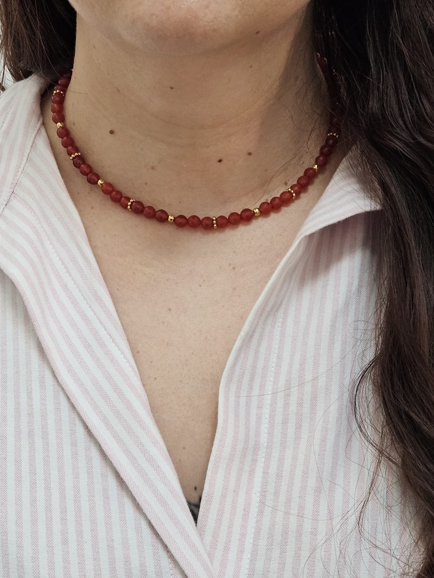 Parure Sabine - Cornaline