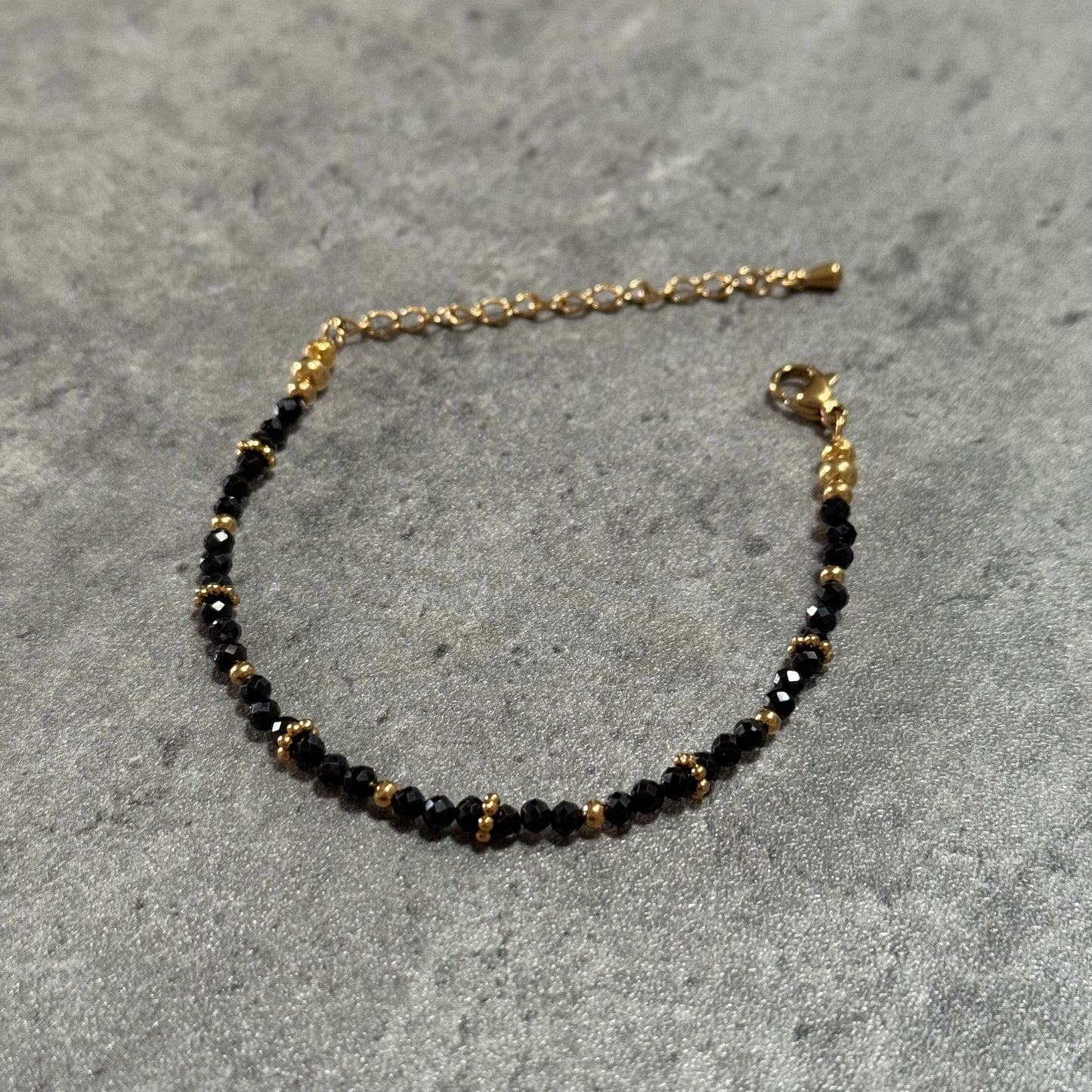 Bracelet Anaëlle - Spinelle Noire