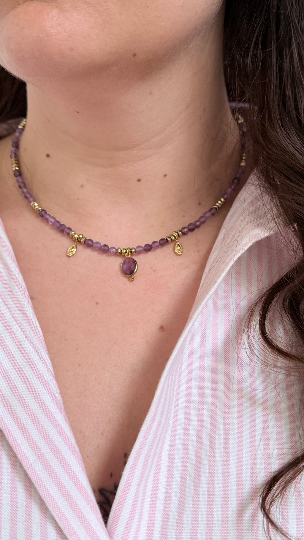 Collier Divina - Améthyste