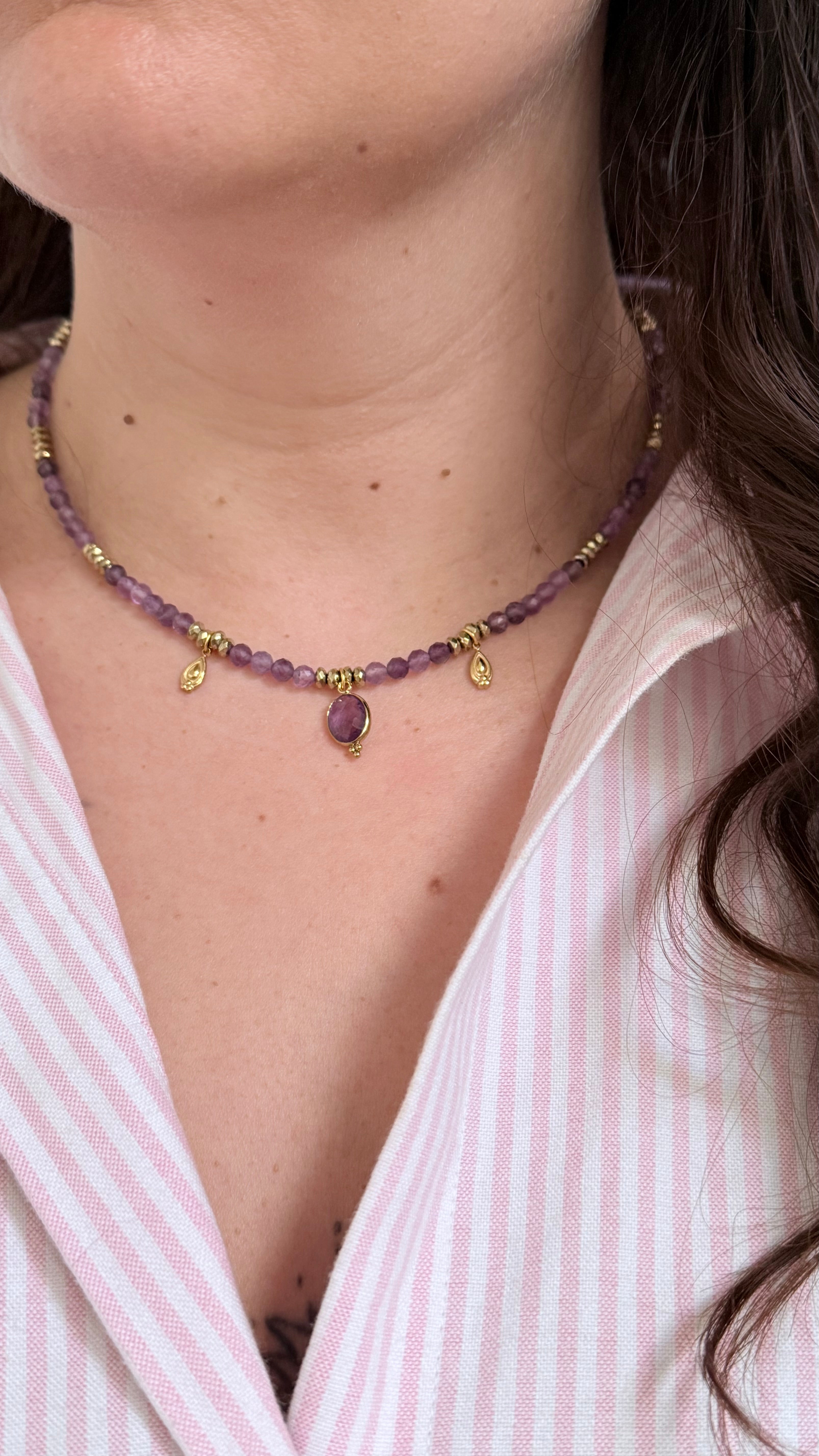Collier Divina - Améthyste