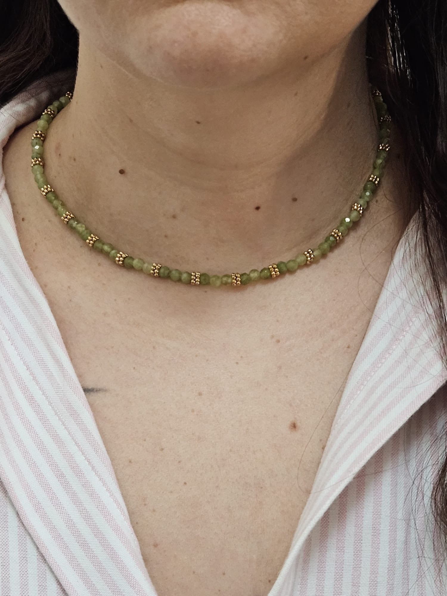 Parure Clémence - Péridot