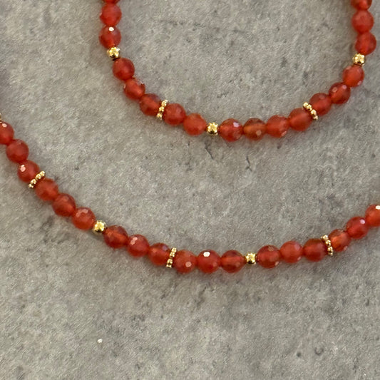 Parure Sabine - Cornaline