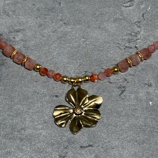 Collier Florina - Pierre de Soleil