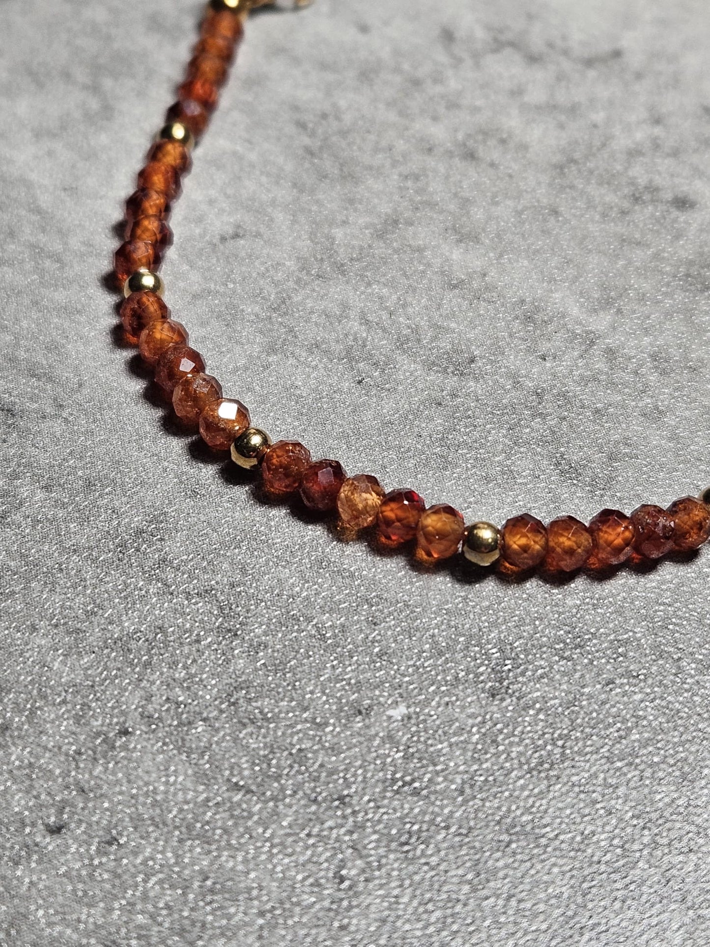 Bracelet Grenat Orange