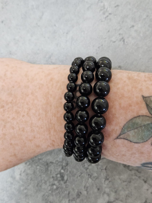 Bracelet Obsidienne