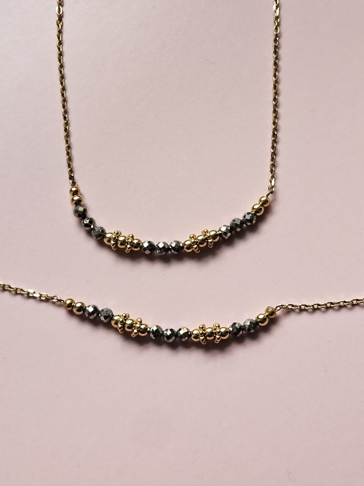 Parure Nicole - Pyrite